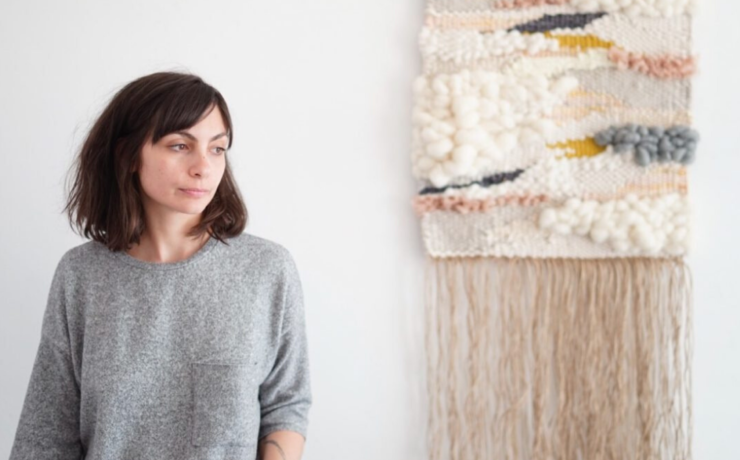 Julie Robert, créatrice de tissages contemporains