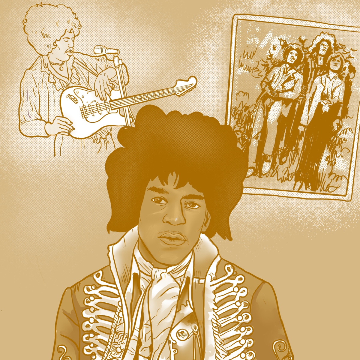 L'incandescent Jimi Hendrix [Célèbre et autodidacte]