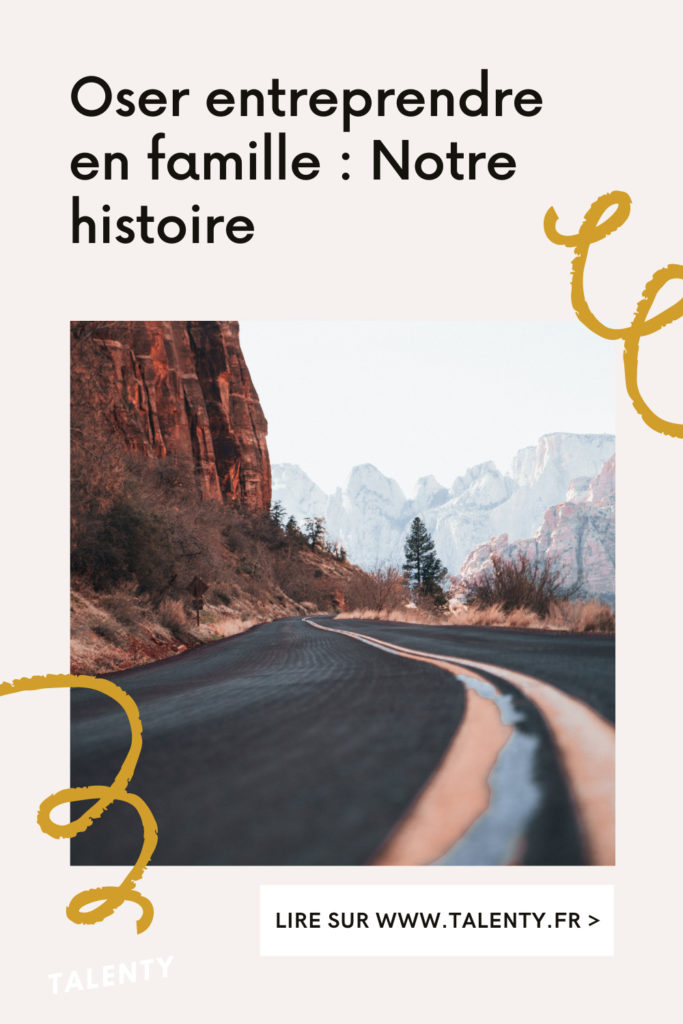Oser entreprendre en famille